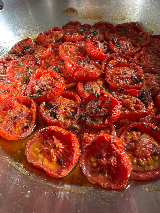 SCHMORTOMATENJUS MIT OFENKNOBLAUCH - Sonderedition